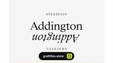 فونت انگلیسی Addington CF | beautiful serif font family