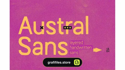فونت انگلیسی Austral Sans