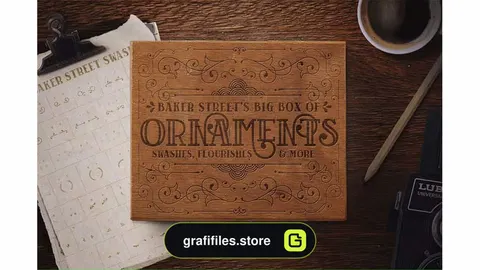 فونت انگلیسی Baker Street Ornaments