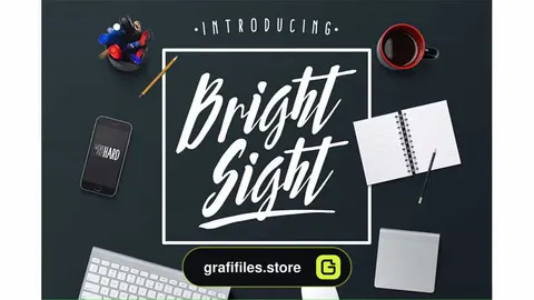 فونت انگلیسی Bright Sight