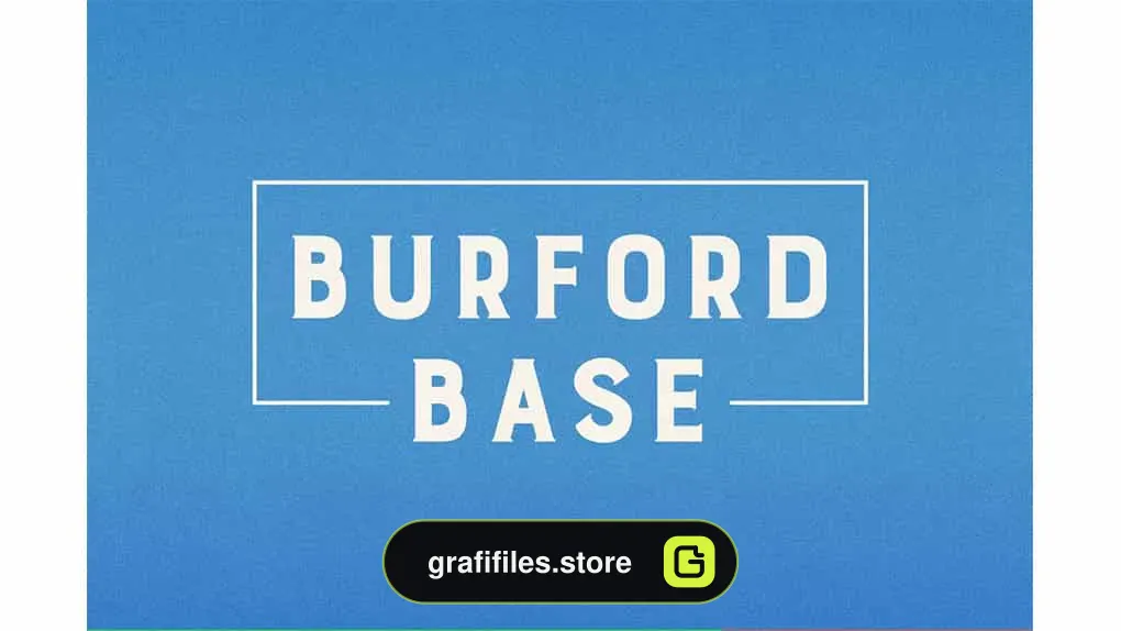 دانلود فونت انگلیسی Burford Base