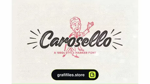 فونت انگلیسی Carosello