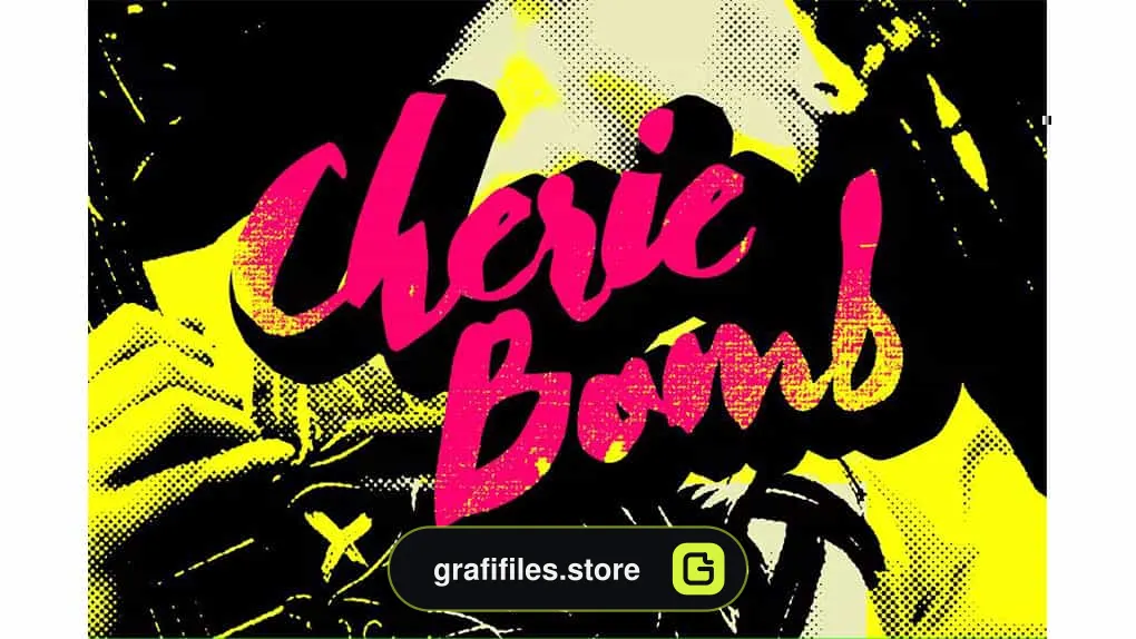 فونت انگلیسی Cherie Bomb