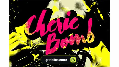 فونت انگلیسی Cherie Bomb