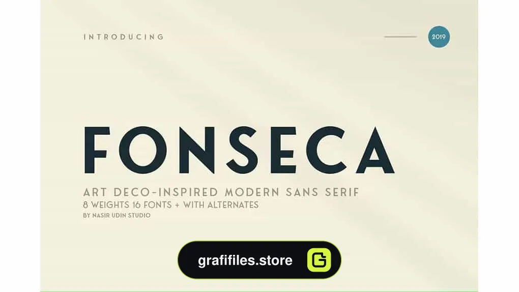 فونت انگلیسی Fonseca