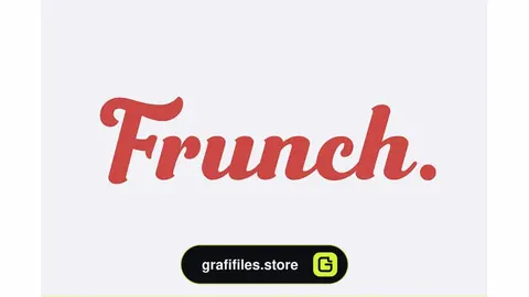 فونت انگلیسی Frunch