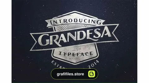 فونت انگلیسی Grandesa Typeface