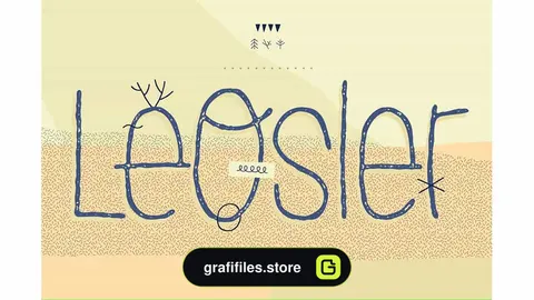 فونت انگلیسی LeOsler