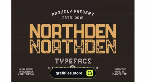 فونت انگلیسی Northden