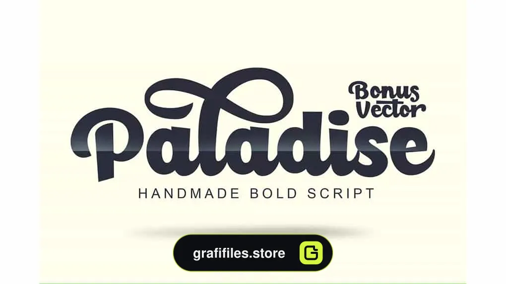 فونت انگلیسی Paladise Font & Extras