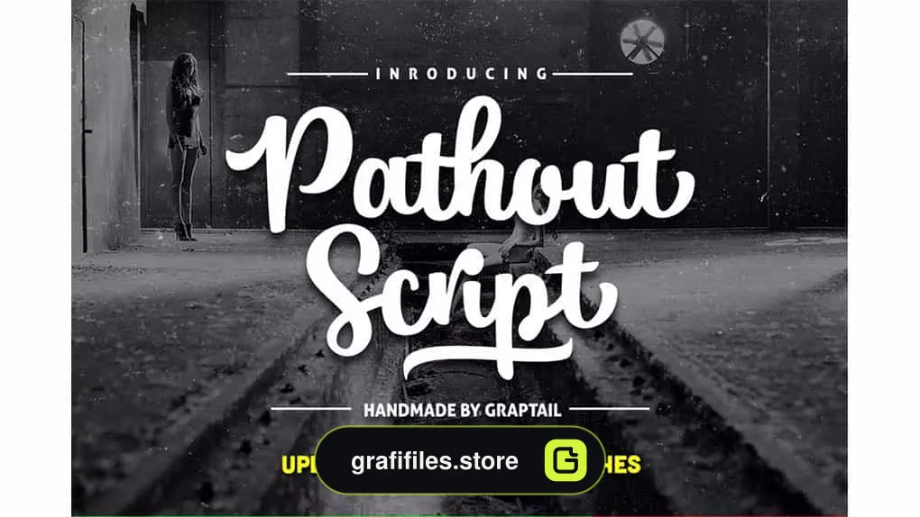 فونت انگلیسی Pathout Script