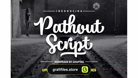 فونت انگلیسی Pathout Script