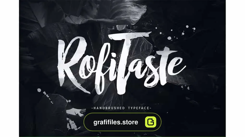 فونت انگلیسی RofiTaste Typeface