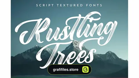 فونت انگلیسی Rustling Trees