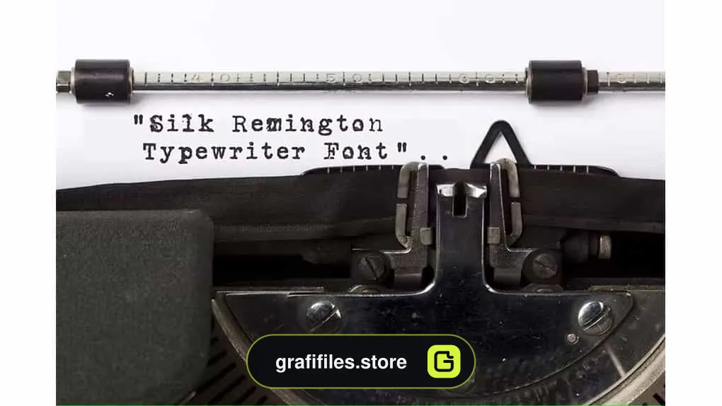 فونت انگلیسی ماشین تحریر Silk Remington