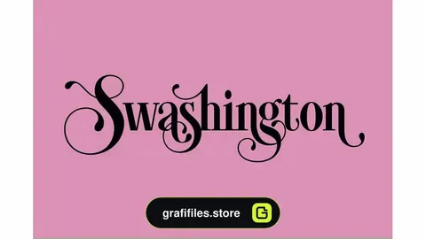 فونت انگلیسی Swashington
