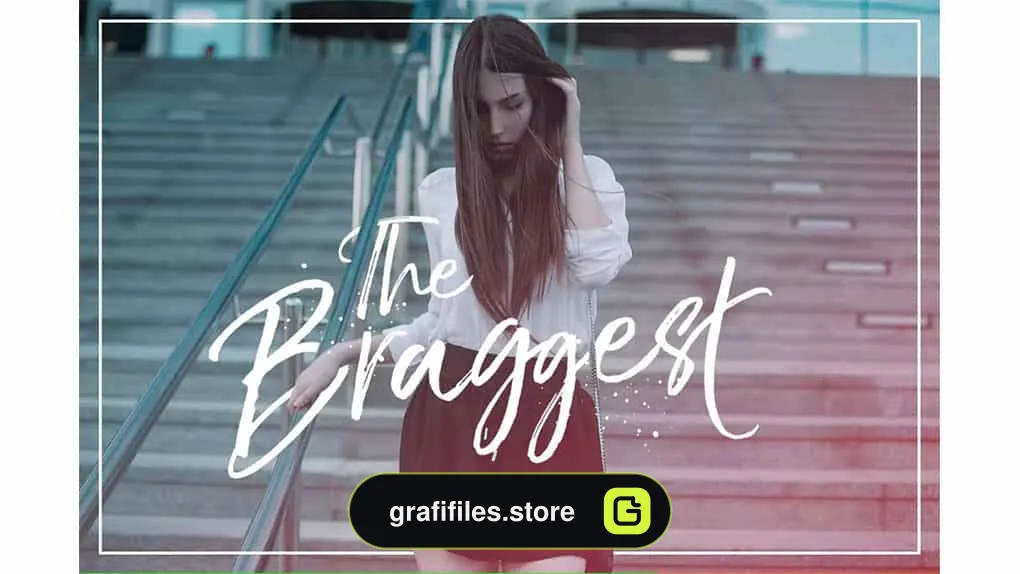 فونت انگلیسی The Braggest