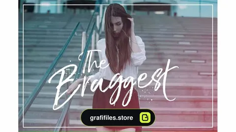 فونت انگلیسی The Braggest