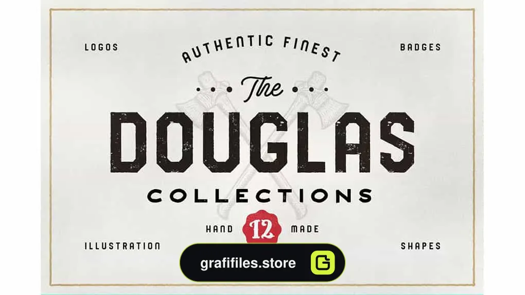 فونت انگلیسی داگلاس The Douglas Collections