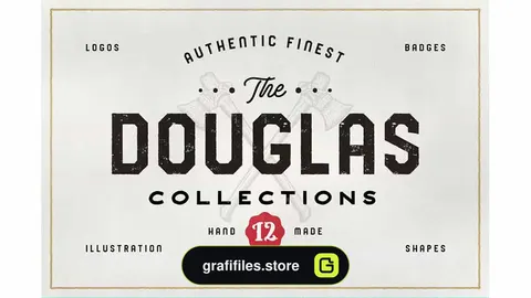 فونت انگلیسی داگلاس The Douglas Collections