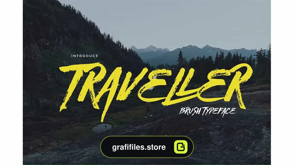 فونت انگلیسی مسافر Traveller