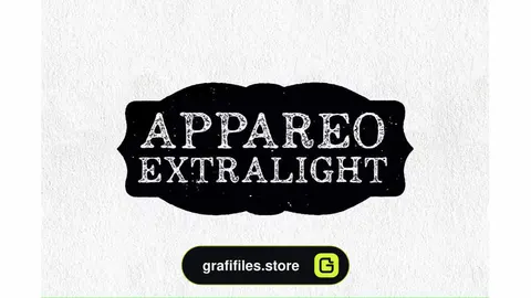 فونت انگلیسی Appareo Extra Light