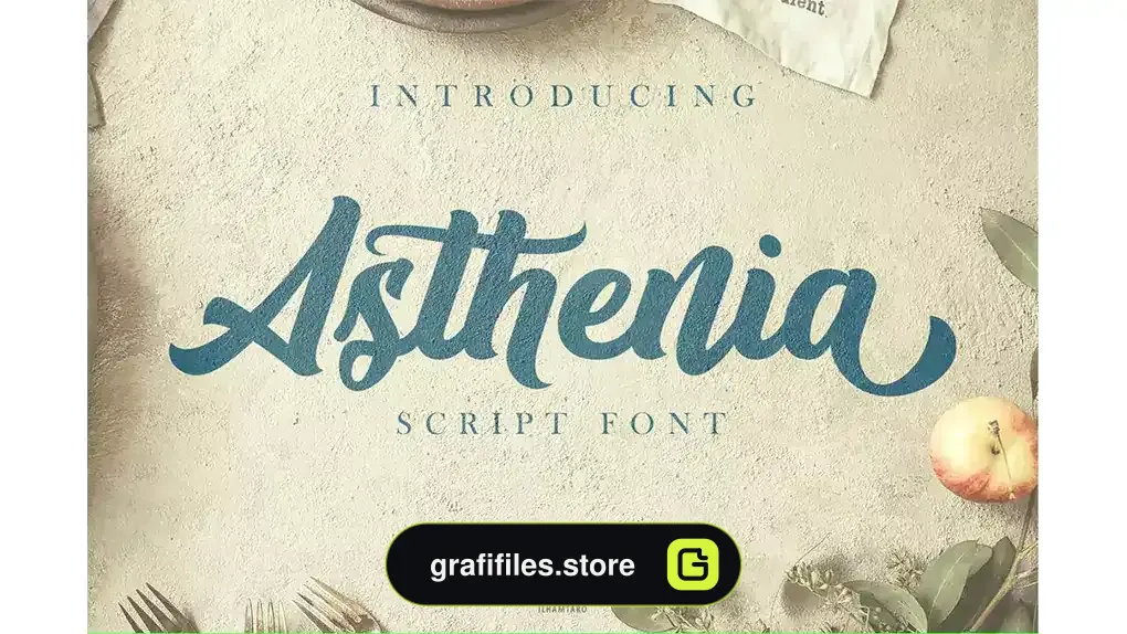 فونت انگلیسی Asthenia