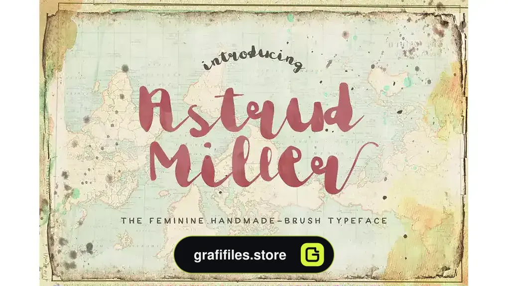 فونت انگلیسی Astrud Miller