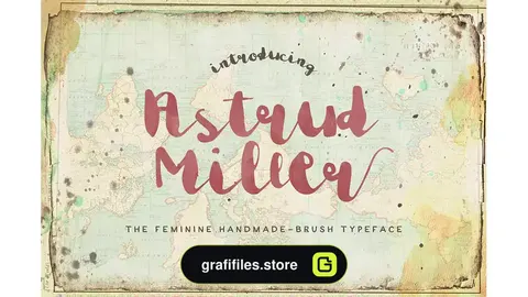 فونت انگلیسی Astrud Miller