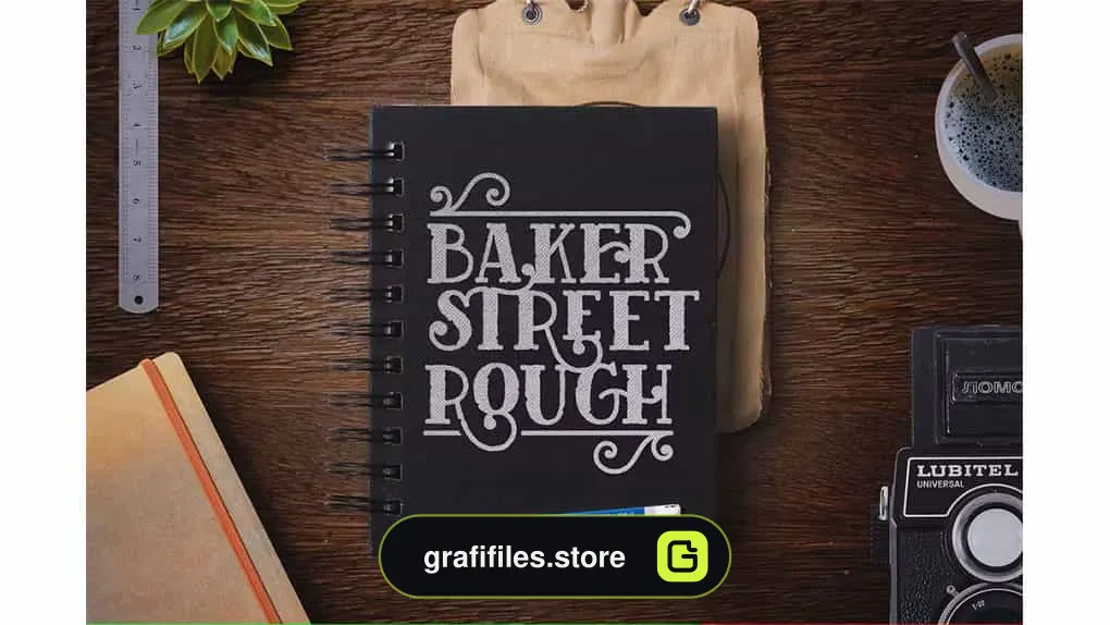 فونت انگلیسی Baker Street Rough