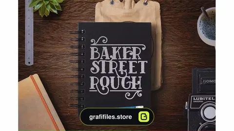 فونت انگلیسی Baker Street Rough