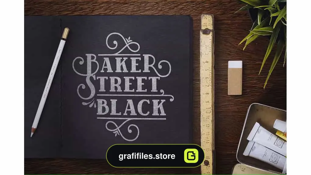فونت انگلیسی BakerStreet Black