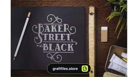 فونت انگلیسی BakerStreet Black