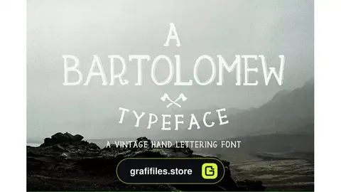 فونت انگلیسی Bartolomew