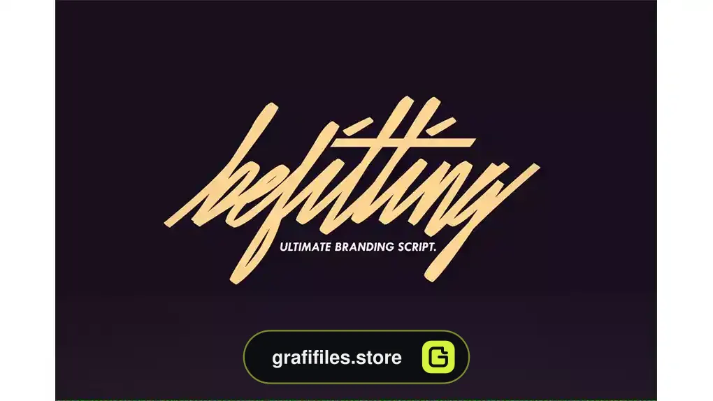 فونت انگلیسی Befitting Script