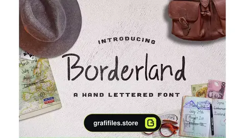 فونت انگلیسی Borderland Font
