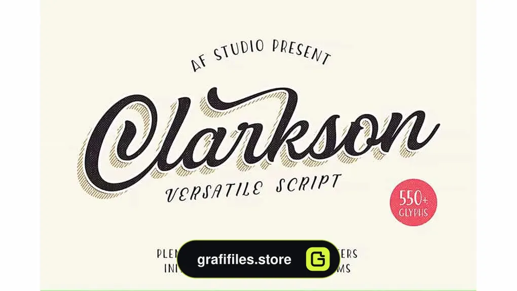 فونت انگلیسی Clarkson Script