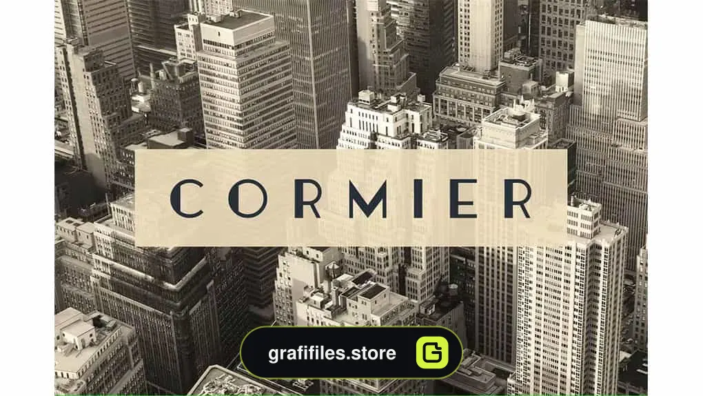 فونت انگلیسی Cormier