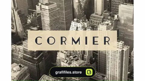فونت انگلیسی Cormier