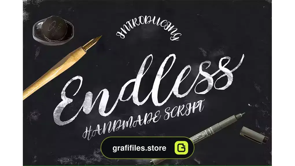 فونت انگلیسی Endless Script