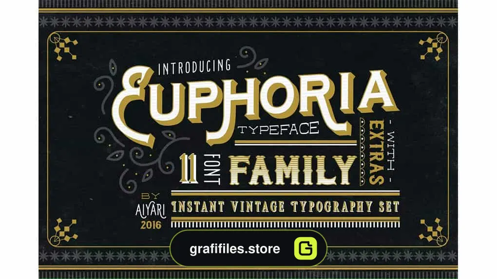 فونت انگلیسی Euphoria Font Family