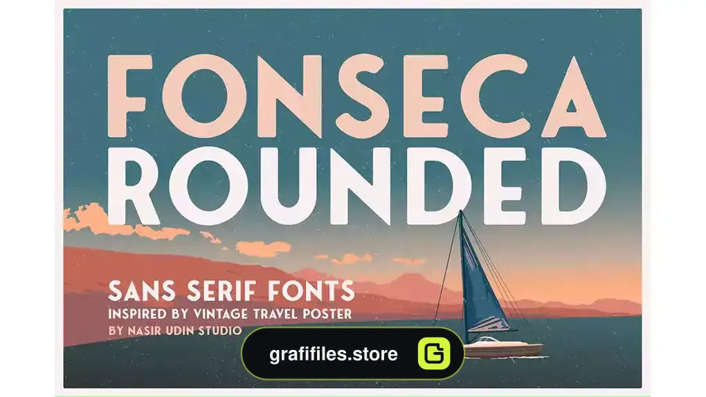 فونت انگلیسی Fonseca Rounded
