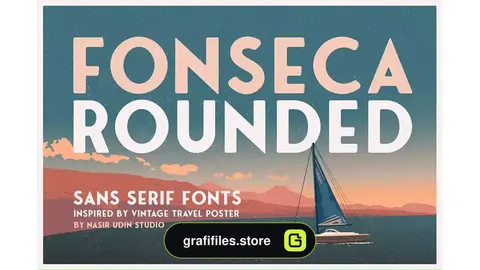 فونت انگلیسی Fonseca Rounded