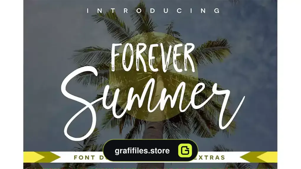 فونت انگلیسی Forever Summer Font Duo