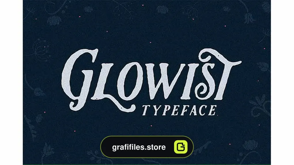 فونت انگلیسی Glowist