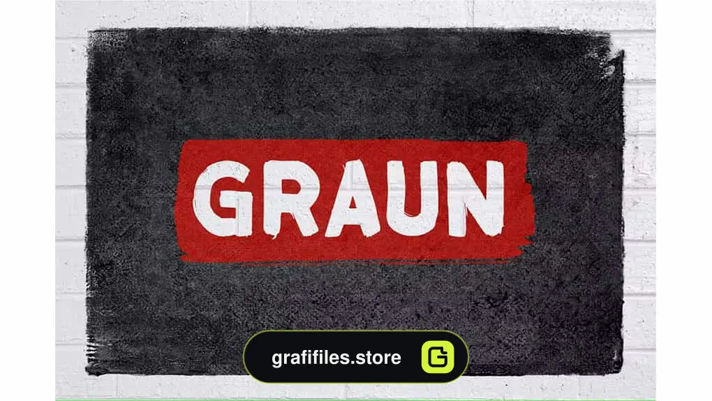 فونت انگلیسی Graun