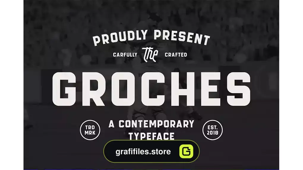 فونت انگلیسی GROCHES
