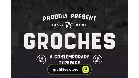 فونت انگلیسی GROCHES
