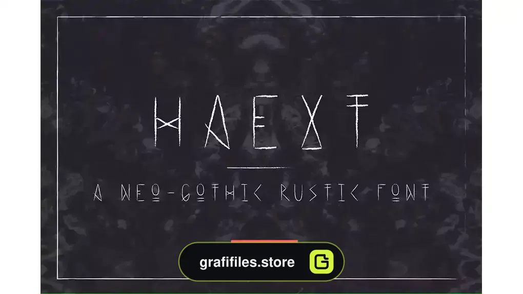 فونت انگلیسی Haext Regular