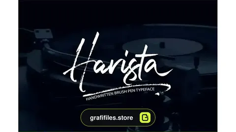 فونت انگلیسی Harista